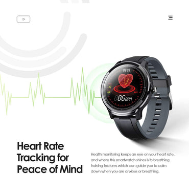 IP68 Wasserdichte Smart Watch HerrenFull Touch Pulsmesser Wetter Sport Fitness Tracker SN80 SmartWatch für Damen