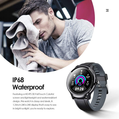 IP68 Wasserdichte Smart Watch HerrenFull Touch Pulsmesser Wetter Sport Fitness Tracker SN80 SmartWatch für Damen