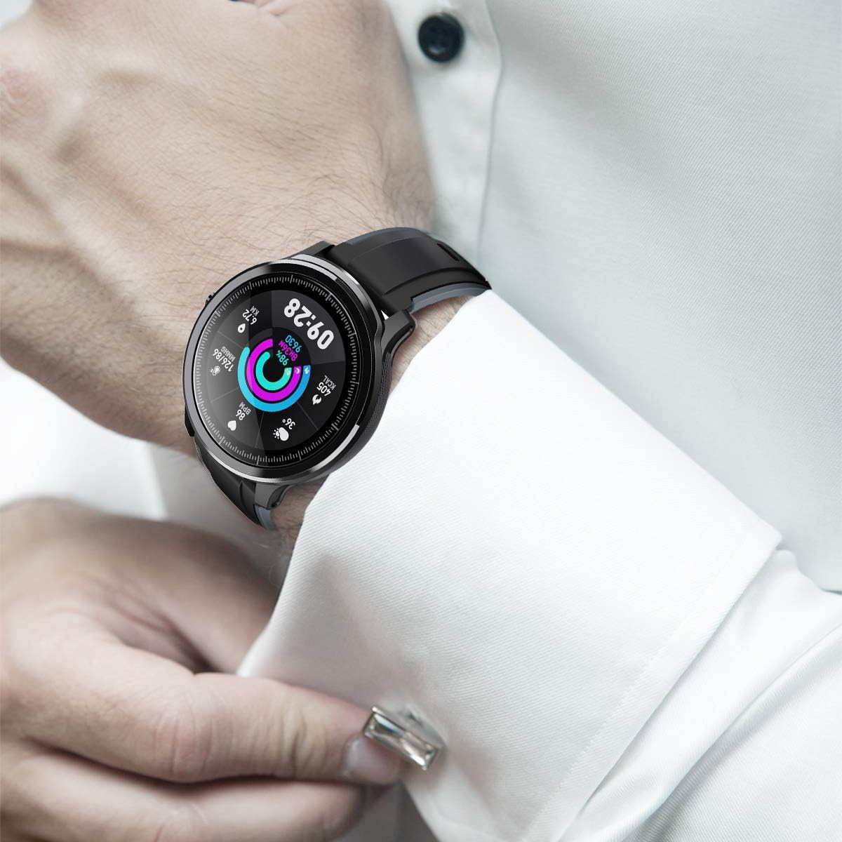 IP68 Wasserdichte Smart Watch HerrenFull Touch Pulsmesser Wetter Sport Fitness Tracker SN80 SmartWatch für Damen