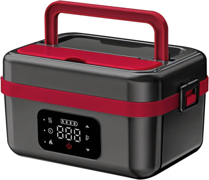 Gamexop  Beheizte Lunchbox Wiederaufladbare Selbstheizende 1L Tragbare Elektrische Lunchbox