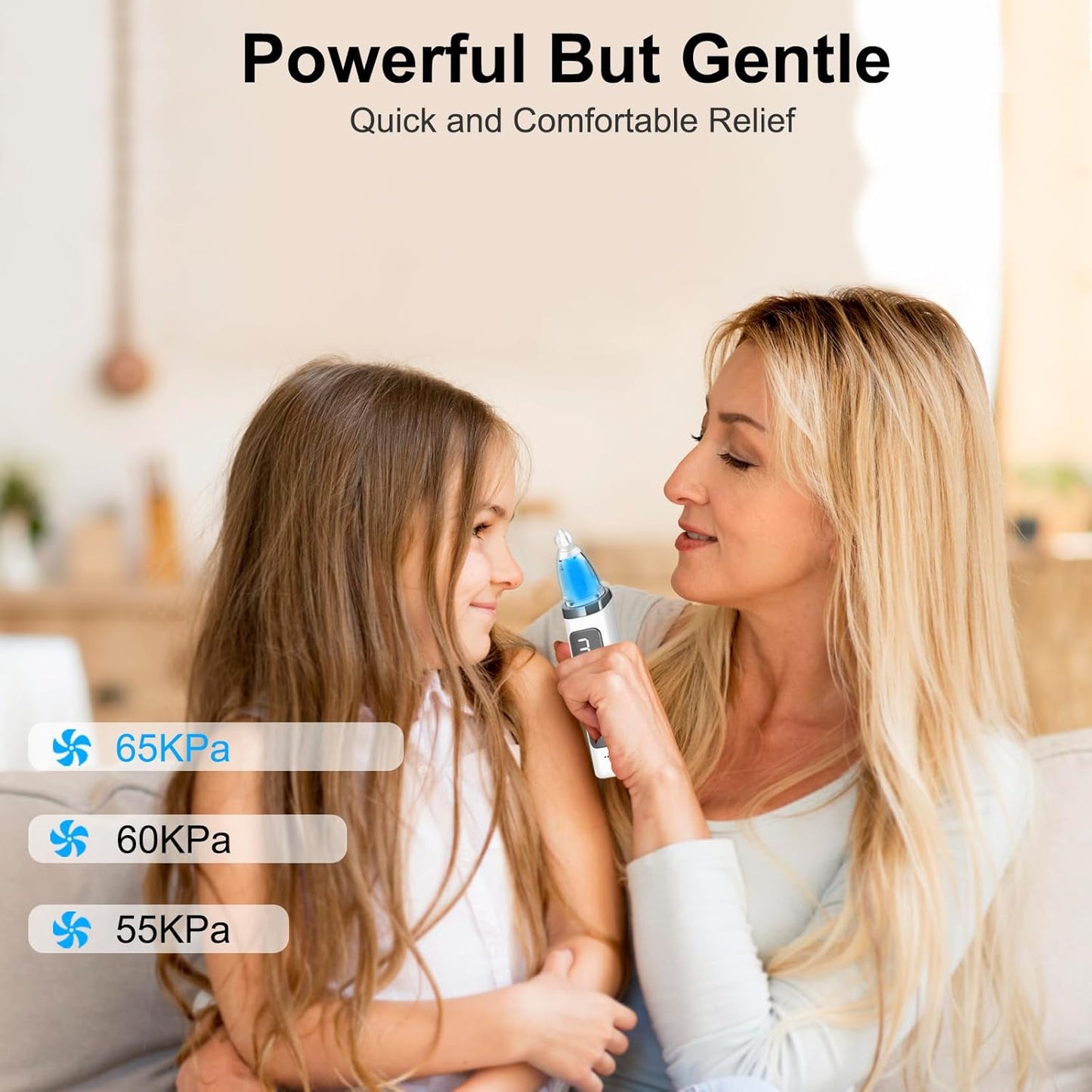 Nasensauger Baby Elektrisch mit Musik und Lichtern für Kleinkinder und Neugeborene