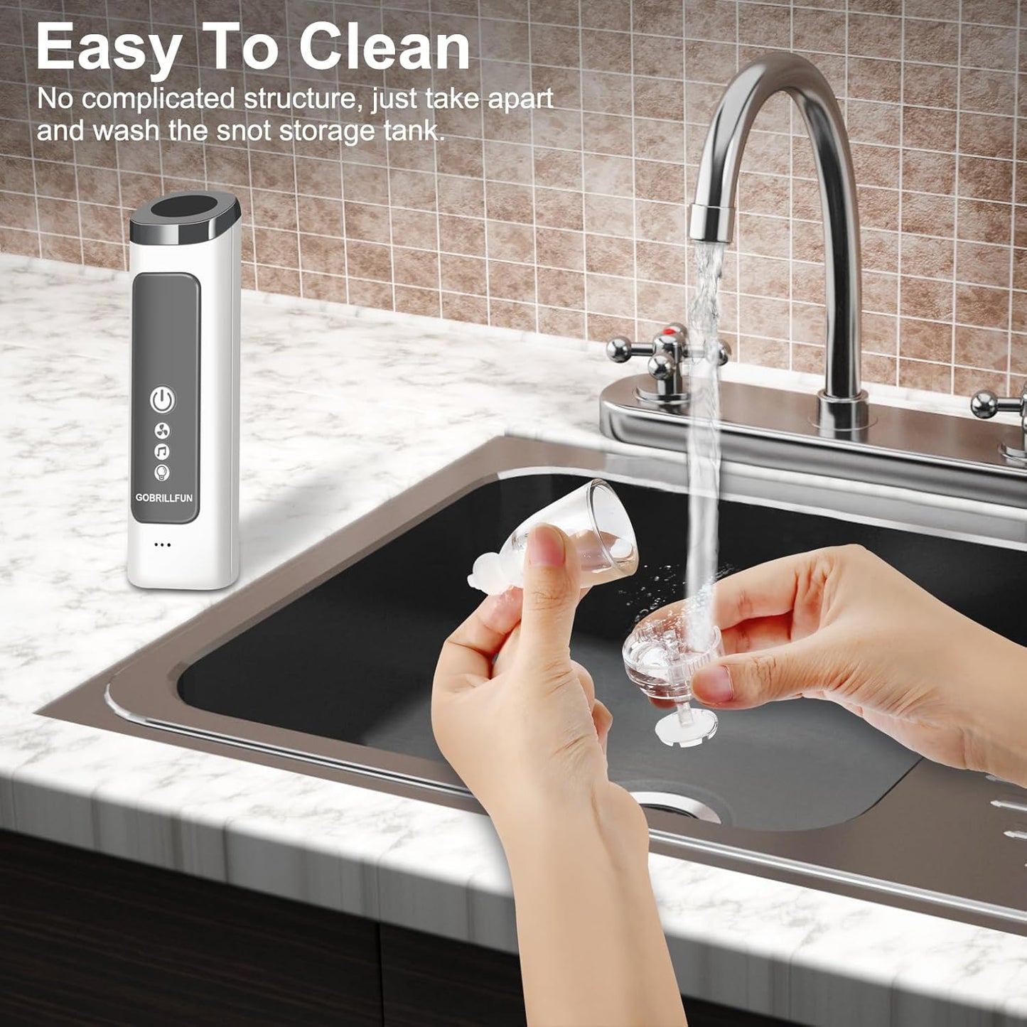 Nasensauger Baby Elektrisch mit Musik und Lichtern für Kleinkinder und Neugeborene