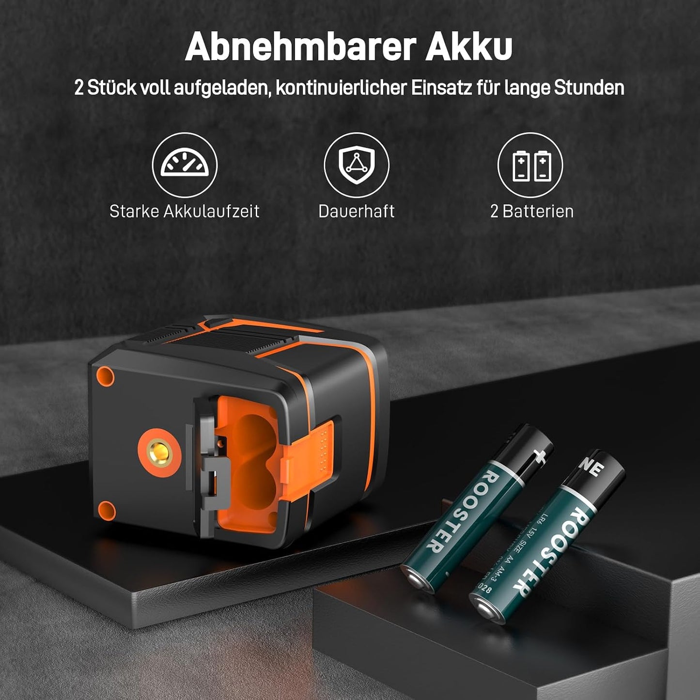 GOCHIFIX LG0102 Kreuzuinienlaser Grün Selbstnivellierender Laser Wasserwaage