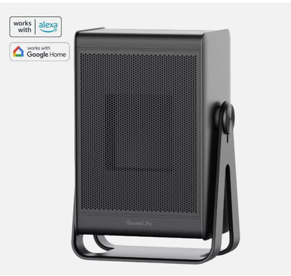 GoveeLife H713E Intelligenter Keramik-Heizlüfter Google Alexa 11 Zoll Schwarz