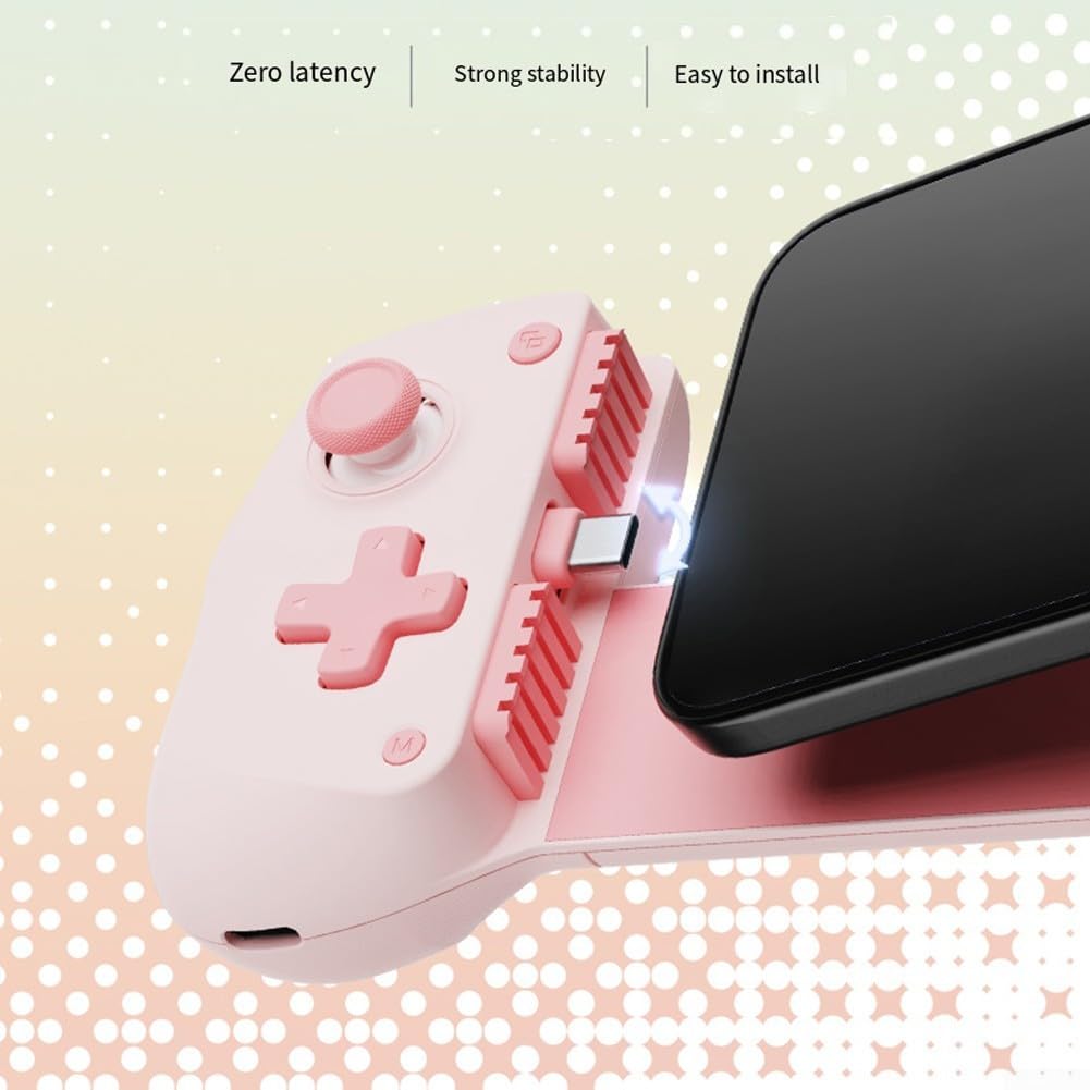 GameSir-X5 Lite Gamepad,Erweiterbarer Game-Controller, für Android für iOS-Geräte,  ABS-Material, Schwarz, Rosa, Grün (schwarz)