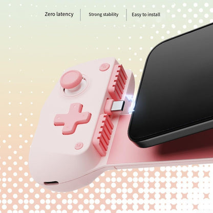 GameSir-X5 Lite Gamepad,Erweiterbarer Game-Controller, für Android für iOS-Geräte,  ABS-Material, Schwarz, Rosa, Grün (schwarz)