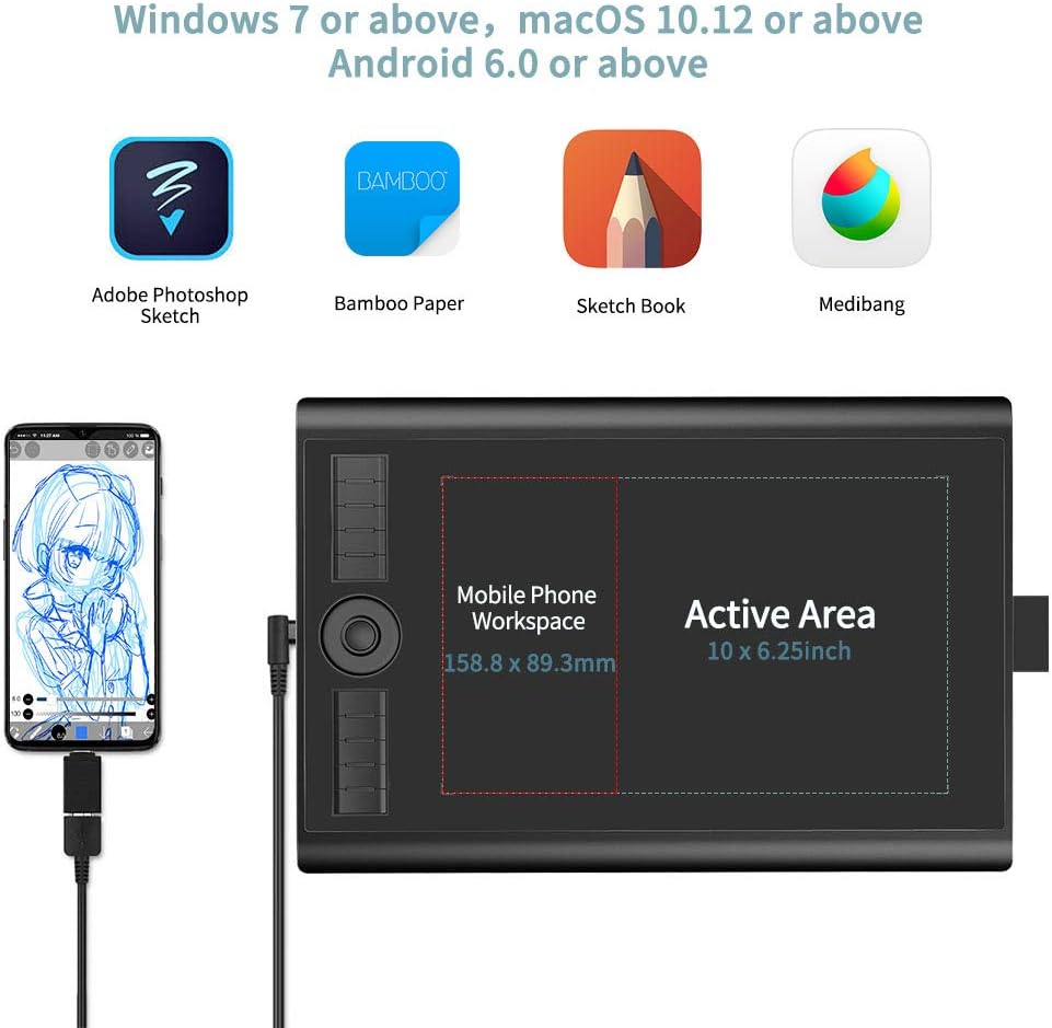 GAOMON M10K PRO 10"