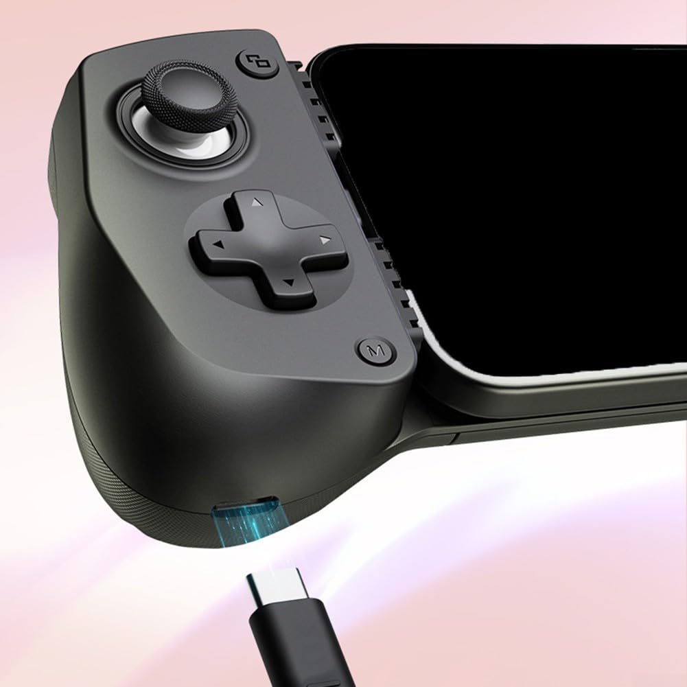 GameSir-X5 Lite Gamepad,Erweiterbarer Game-Controller, für Android für iOS-Geräte,  ABS-Material, Schwarz, Rosa, Grün (schwarz)