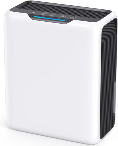 Luftentfeuchter 3L, Elektrisch für 20㎡,Dual Peltier,30dB,24H Timer