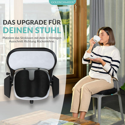 Goldschmieds Orthopädisches Sitzkissen Ergonomische Oase 50-95kg