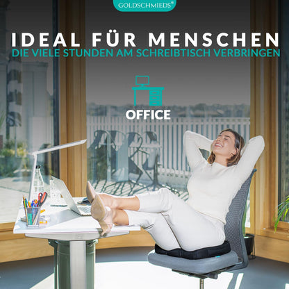 Goldschmieds Orthopädisches Sitzkissen Ergonomische Oase 50-95kg