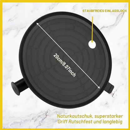 2er Set 8"  Vakuum Saugheber Glassauger Fliesen Glasheber mit Tragbarer Werkzeugkasten Max 200KG