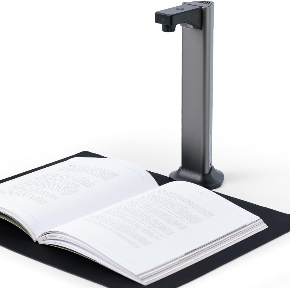 Gtremulent A3 Scanner Dokumentenscanner USB: 13MP Buchscanner mit OCR TTS Visualizer