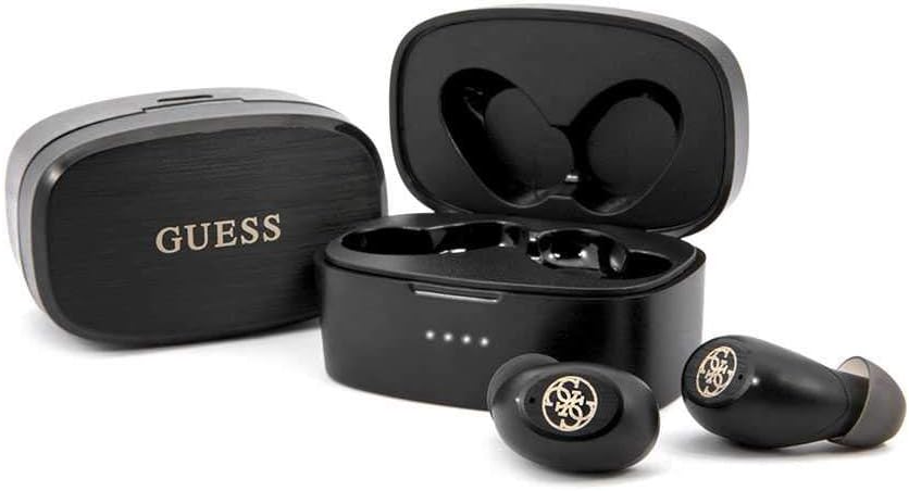 Guess Bluetooth Earphones + Charging base Ladestation schwarz