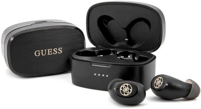Guess Bluetooth Earphones + Charging base Ladestation schwarz