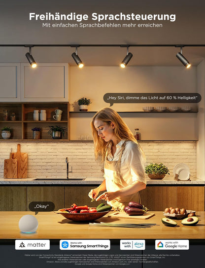 Govee Glühbirne GU10 LED RGBWW, Smarte Glühbirne 400LM WLAN(4 in pack)