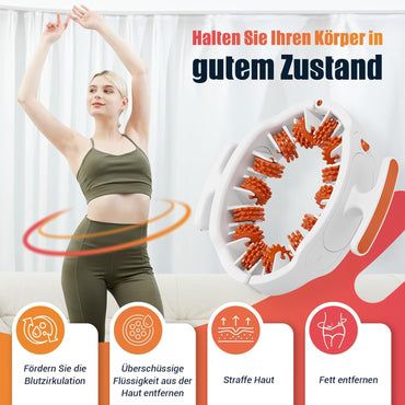 Gymerk Cellulite-Massagegerät, Cellulite-Roller avec abnehmbarem Griff pour Anti-Cellulite-Lymphdrainage, Lipödem-Cellulite-Massage Punisher Haut