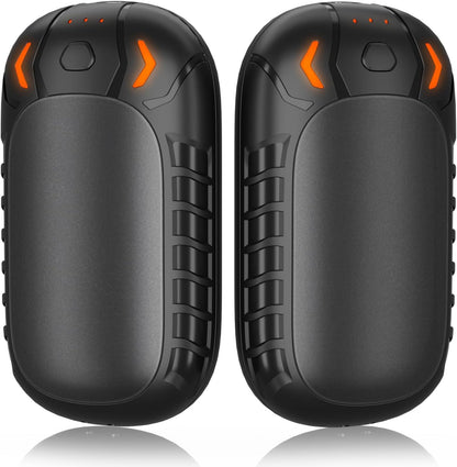 Handwärmer Elektrisch, Split 2er-Pack 6000mAh Wiederaufladbar Handwärmer Tragbare Taschenwärmer, 3 Heizmodi Taschenwärmer Elektrisch