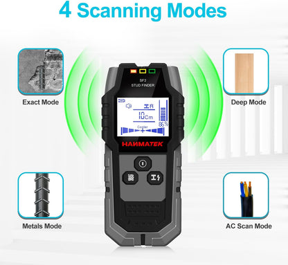 HANMATEK SF2 Leitungssucher Ortungsgerät Wand Scanner Detektor 4 in 1