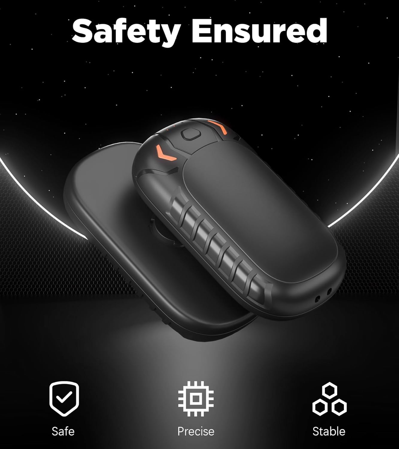 Handwärmer Elektrisch, Split 2er-Pack 6000mAh Wiederaufladbar Handwärmer Tragbare Taschenwärmer, 3 Heizmodi Taschenwärmer Elektrisch