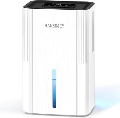 HAKSIMEY Luftentfeuchter elektrisch 2800ML,Tragbar Dehumidifier mit Abtauen & Timer