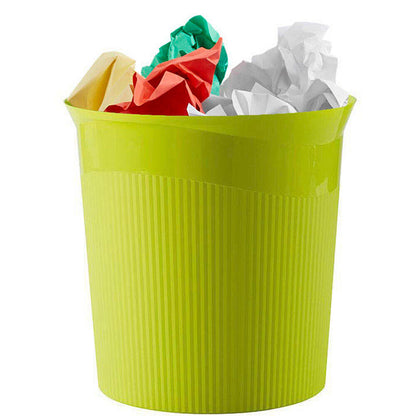 6 X HAN Papierkorb 13L Re-LOOP 28,8x28,7 cm (ØxH) 100 % Recyclingmaterial Zitrone(6 in pack)