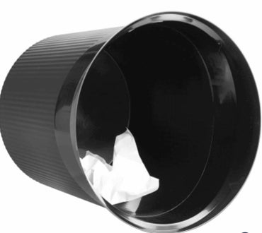 6 X HAN Papierkorb 13L Re-LOOP 28,8x28,7 cm (ØxH) 100 % Recyclingmaterial Schwarz (6 in pack)