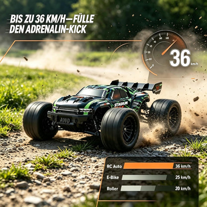 HAIBOXING Ferngesteuertes Auto 1:18 4WD Offroad Truggy 36+ km/h Hobby Grade 2,4 GHz Fernsteuerung