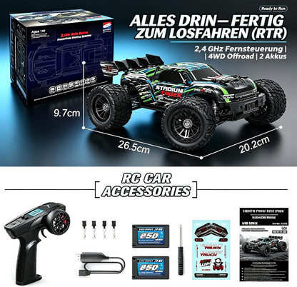 HAIBOXING Ferngesteuertes Auto 1:18 4WD Offroad Truggy 36+ km/h Hobby Grade 2,4 GHz Fernsteuerung