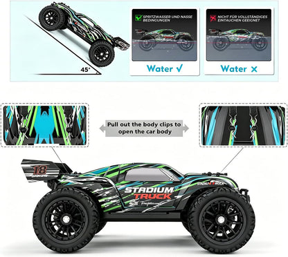HAIBOXING Ferngesteuertes Auto 1:18 4WD Offroad Truggy 36+ km/h Hobby Grade 2,4 GHz Fernsteuerung