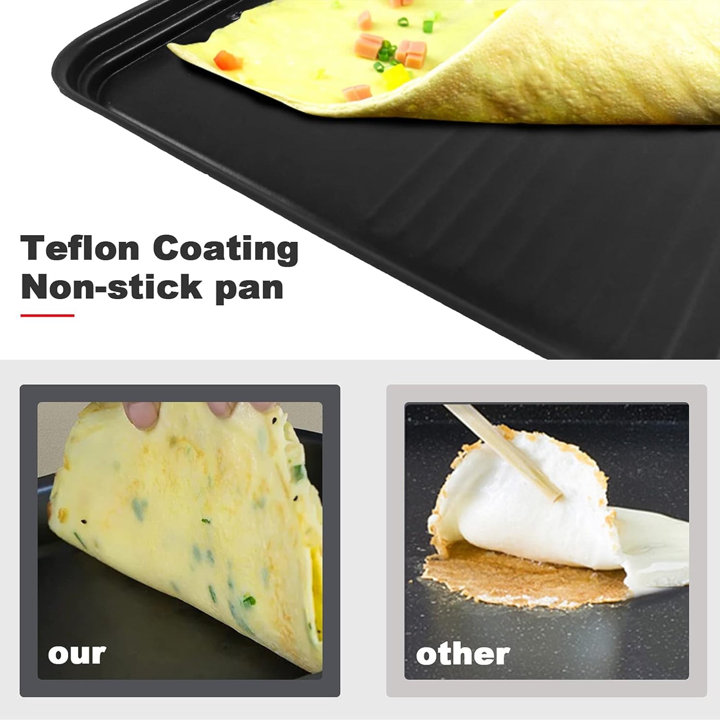 Appareil à raclette HengBo pour 8, 6, 4 ou 2 personnes, 1 300 W, noir