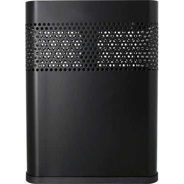 HELIT H2515995 Corbeille à papier en acier 18 litres, noir