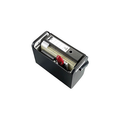 HELİT Boîte à dossiers suspendus H61101 noir jusqu'à 25 dossiers en cuir empilables