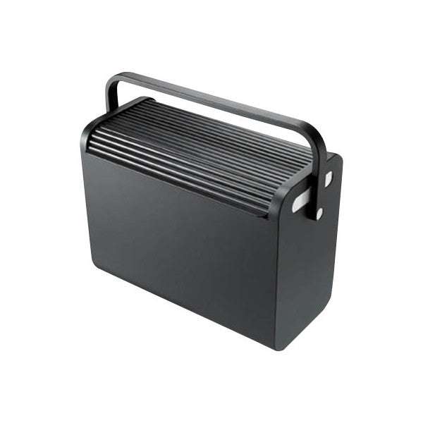 HELİT Boîte à dossiers suspendus H61101 noir jusqu'à 25 dossiers en cuir empilables