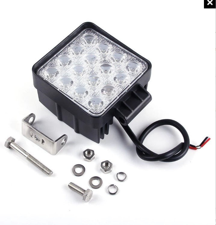 HengDa 4X 48W LED Arbeitsscheinwerfer Offroad Scheinwerfer 4320lm  6000-6500K IP67