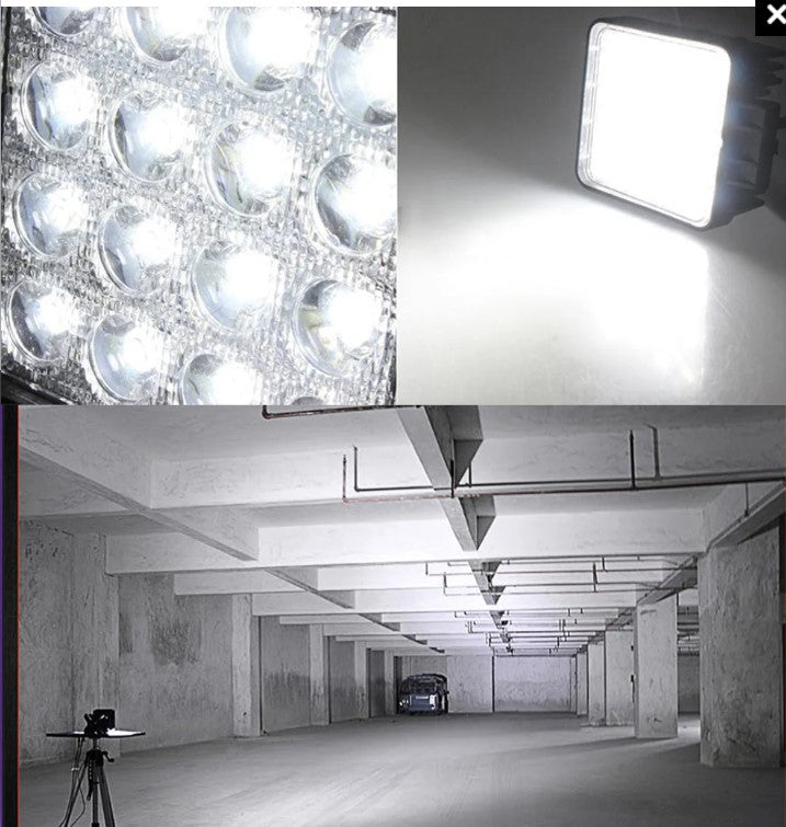 HengDa 4X 48W LED Arbeitsscheinwerfer Offroad Scheinwerfer 4320lm  6000-6500K IP67