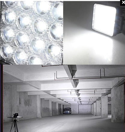 HengDa 4X 48W LED Arbeitsscheinwerfer Offroad Scheinwerfer 4320lm  6000-6500K IP67