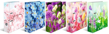 HERMA Sortiment Motivordner A4 Blumen Sortiment 10 Pièces 5 motifs