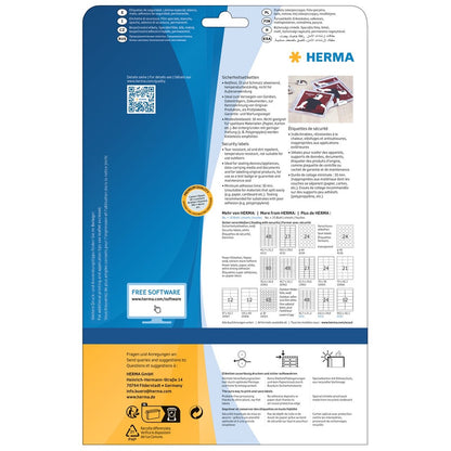 Étiquettes de sécurité HERMA Spécial blanc 63,5 x 29,6 mm 675 étiquettes