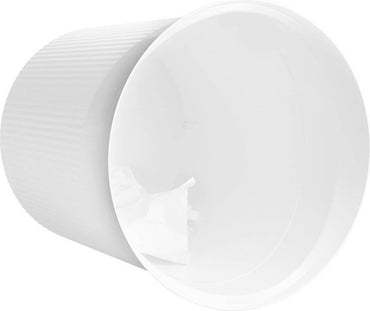 6 X HAN Papierkorb 13L Re-LOOP 28,8x28,7 cm (ØxH) 100 % Recyclingmaterial weiß (6 in pack)