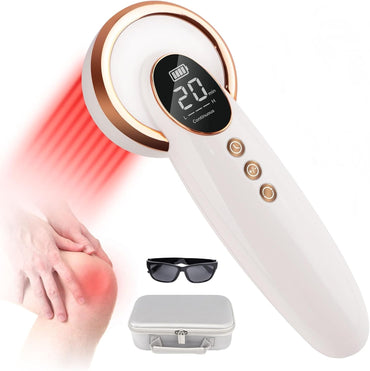 Fithope Kaltlaser-Therapiegerät Mensch/Haustier  Rotlicht-Therapie 650nm&808nm