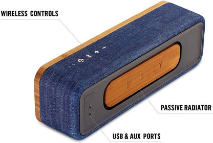 House of Marley Get Together Mini Denim Blue - Enceinte Bluetooth
