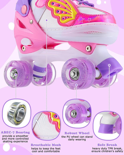Hozzen Rollschuhe Mädchen Kinder S (Größe 38-41)