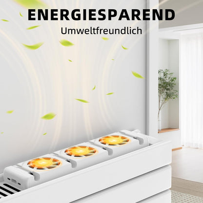 HOPPE'S Smarter Heizungsventilator Heizkörper Ventilator,langlebiger Verstärker