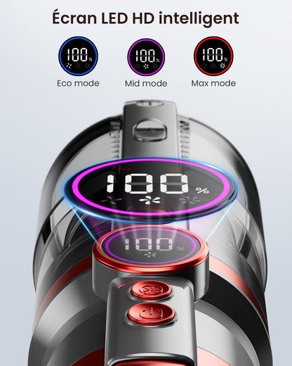 HOMPANY akku staubsauger smartvac 13 500W Rot