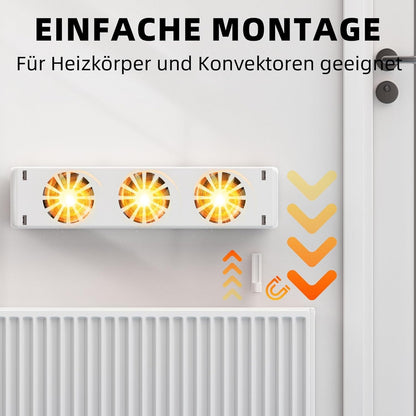 HOPPE'S Smarter Heizungsventilator Heizkörper Ventilator,langlebiger Verstärker