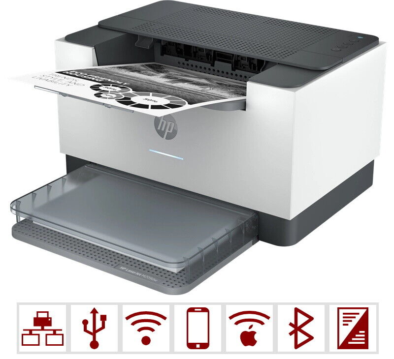 Imprimante laser HP Drucker LaserJet M209dw noir blanc