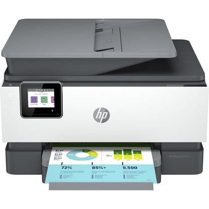 HP OfficeJet Pro 9012e - Imprimante multifonction - blanc/gris