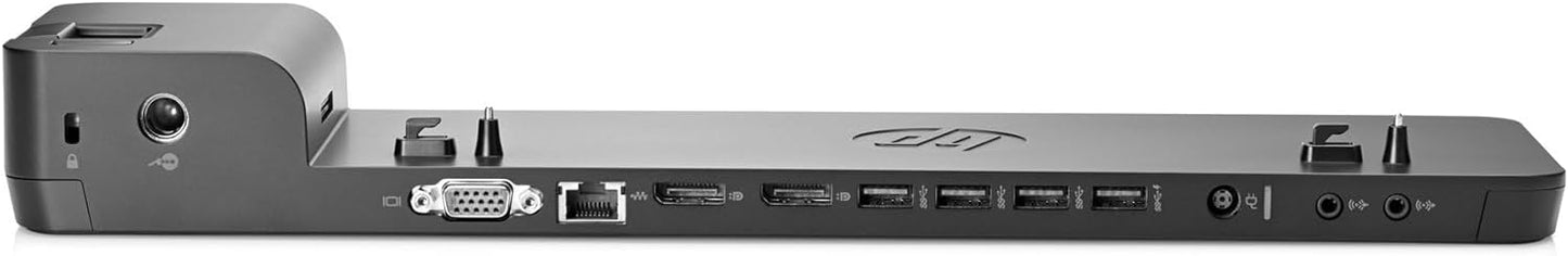 HP D9Y32AA 2013 UltraSlim Dockingstation schwarz Einzeln schwarz
