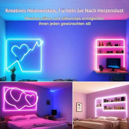 Heromind LED Streifen 10m RGB Bluetooth, IP67 Wasserdicht, 840 LEDs mit App